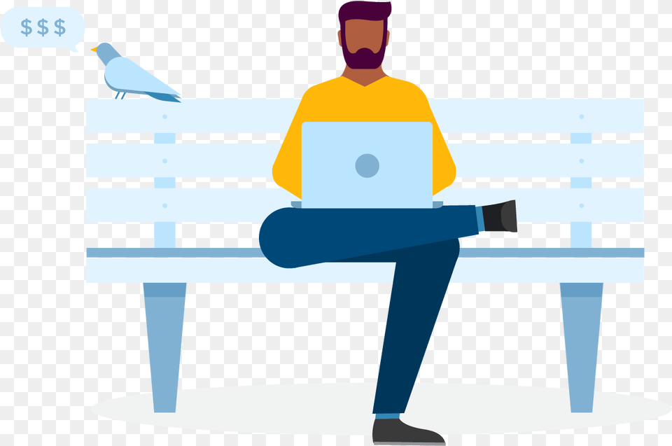 Online V2, Sitting, Bench, Person, Furniture Png Image