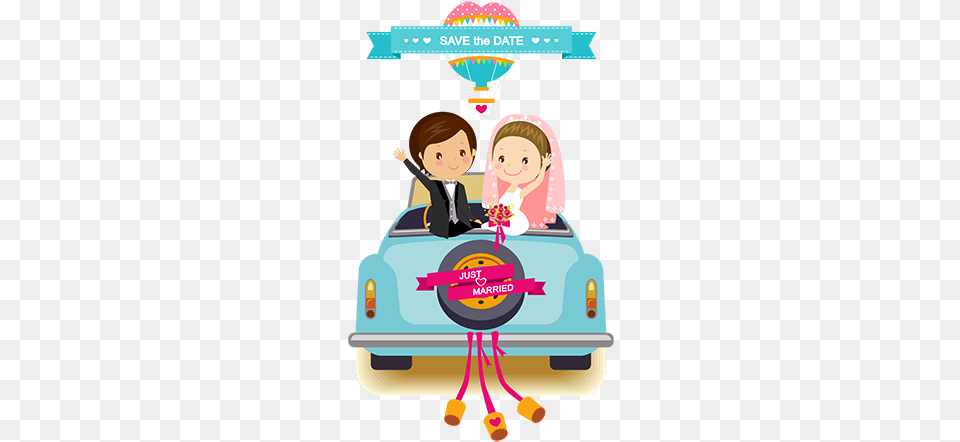 Online Wedding Invitation For Whatsapp Save The Date Save The Date Wedding Cartoon, Person, People, Publication, Book Free Transparent Png