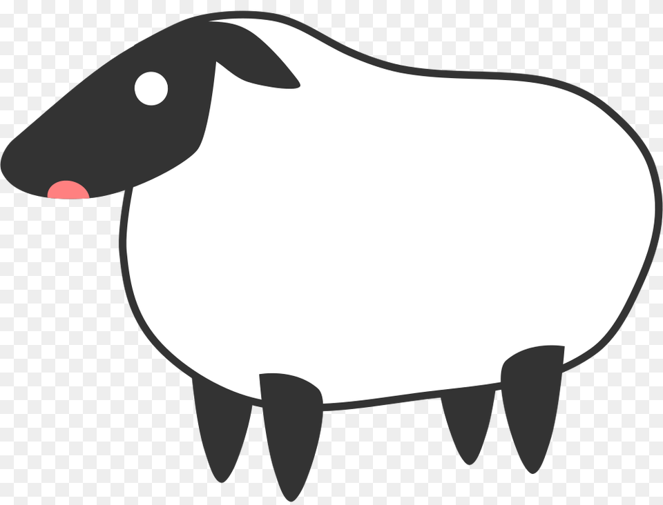 Onlinelabels Clip Art, Animal, Livestock, Mammal, Sheep Png