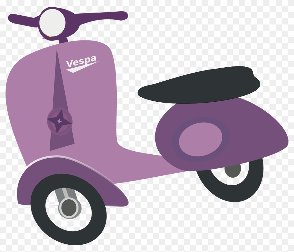 Onlinelabels Clip Art, Vehicle, Transportation, Scooter, Motorcycle Free Transparent Png