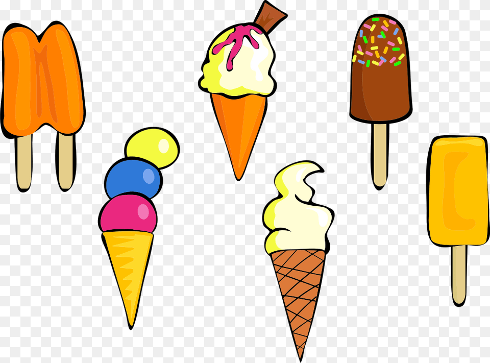 Onlinelabels Clip Art, Cream, Dessert, Food, Ice Cream Free Png Download