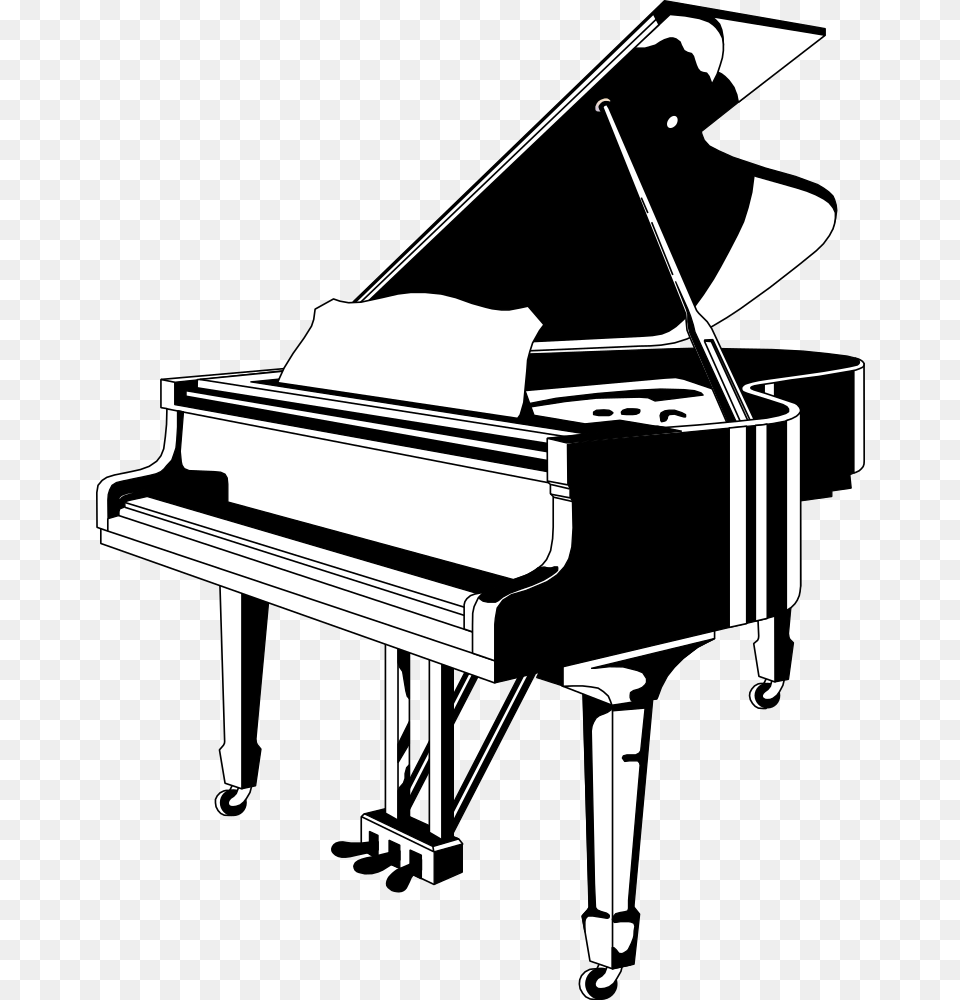 Onlinelabels Clip Art, Grand Piano, Keyboard, Musical Instrument, Piano Png Image