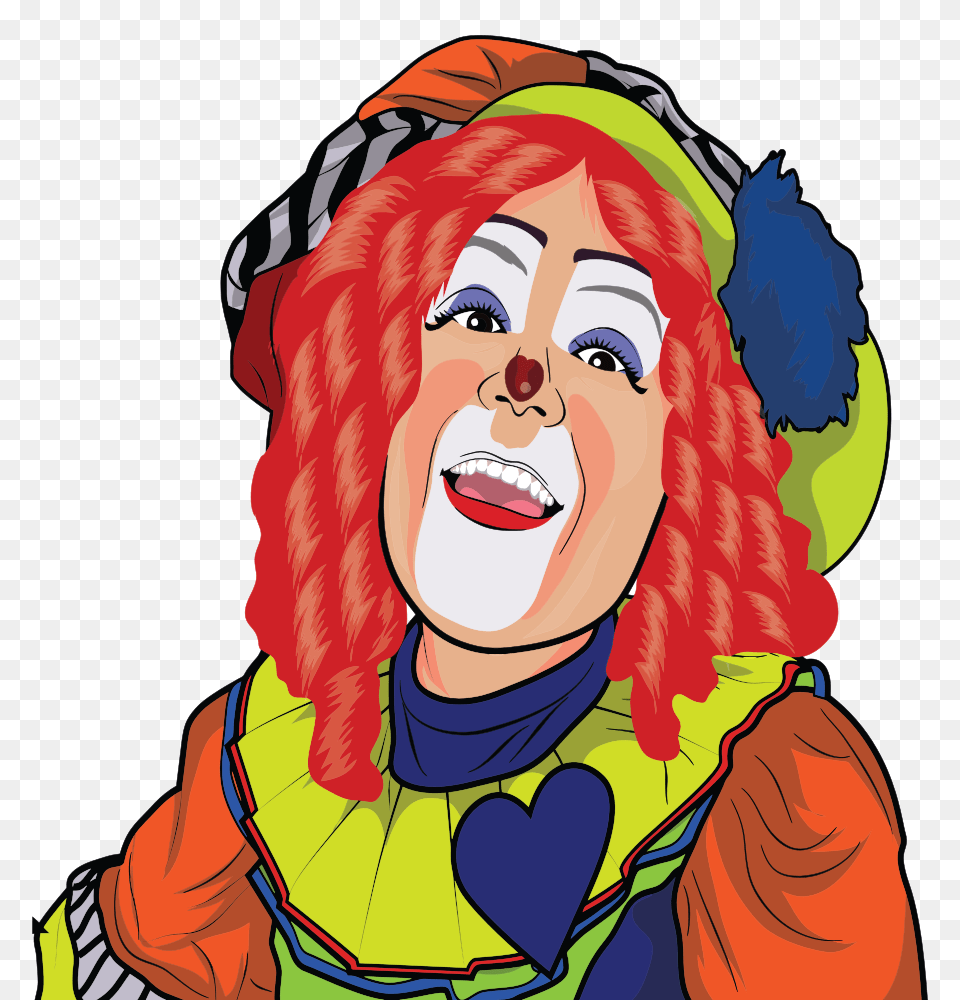 Onlinelabels Clip Art, Adult, Clown, Female, Performer Free Png