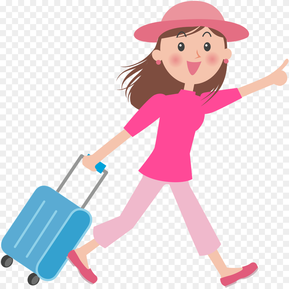 Onlinelabels Clip Art, Baggage, Child, Female, Girl Png Image