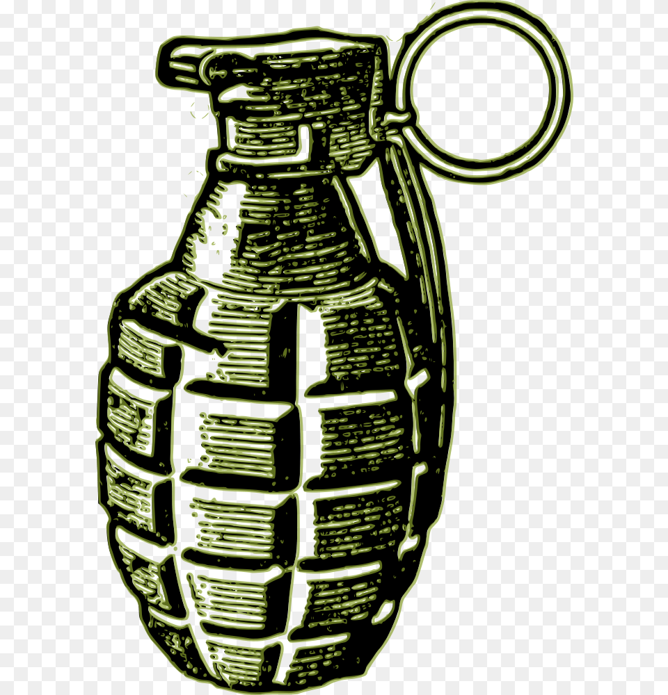 Onlinelabels Clip Art, Ammunition, Weapon, Grenade Free Transparent Png