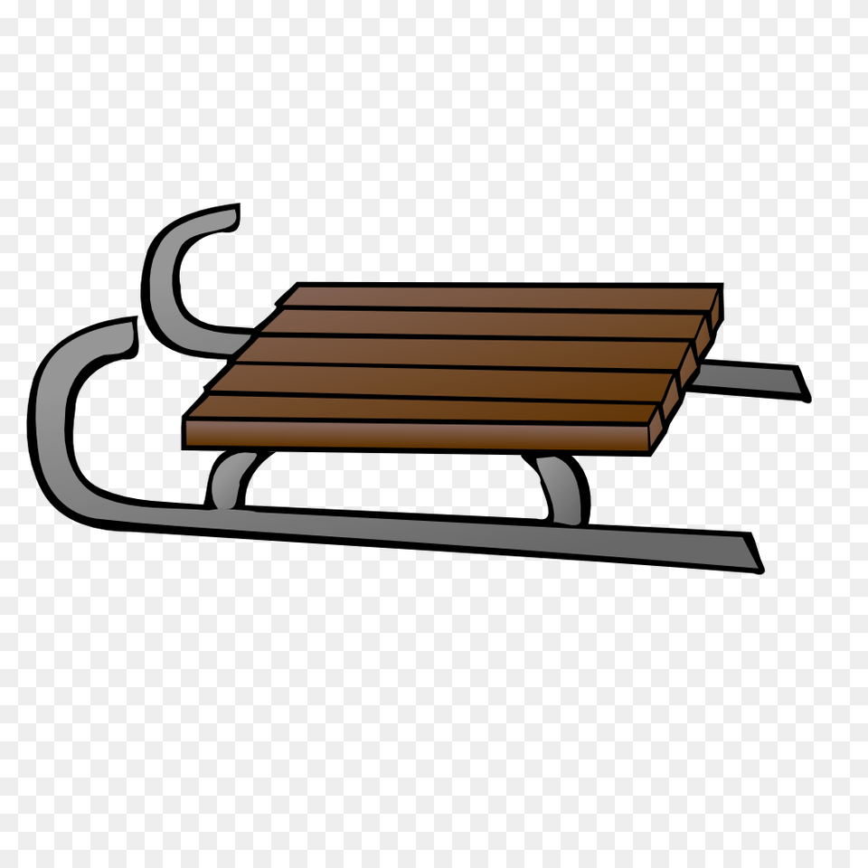 Onlinelabels Clip Art, Bench, Furniture, Sled, Device Free Transparent Png