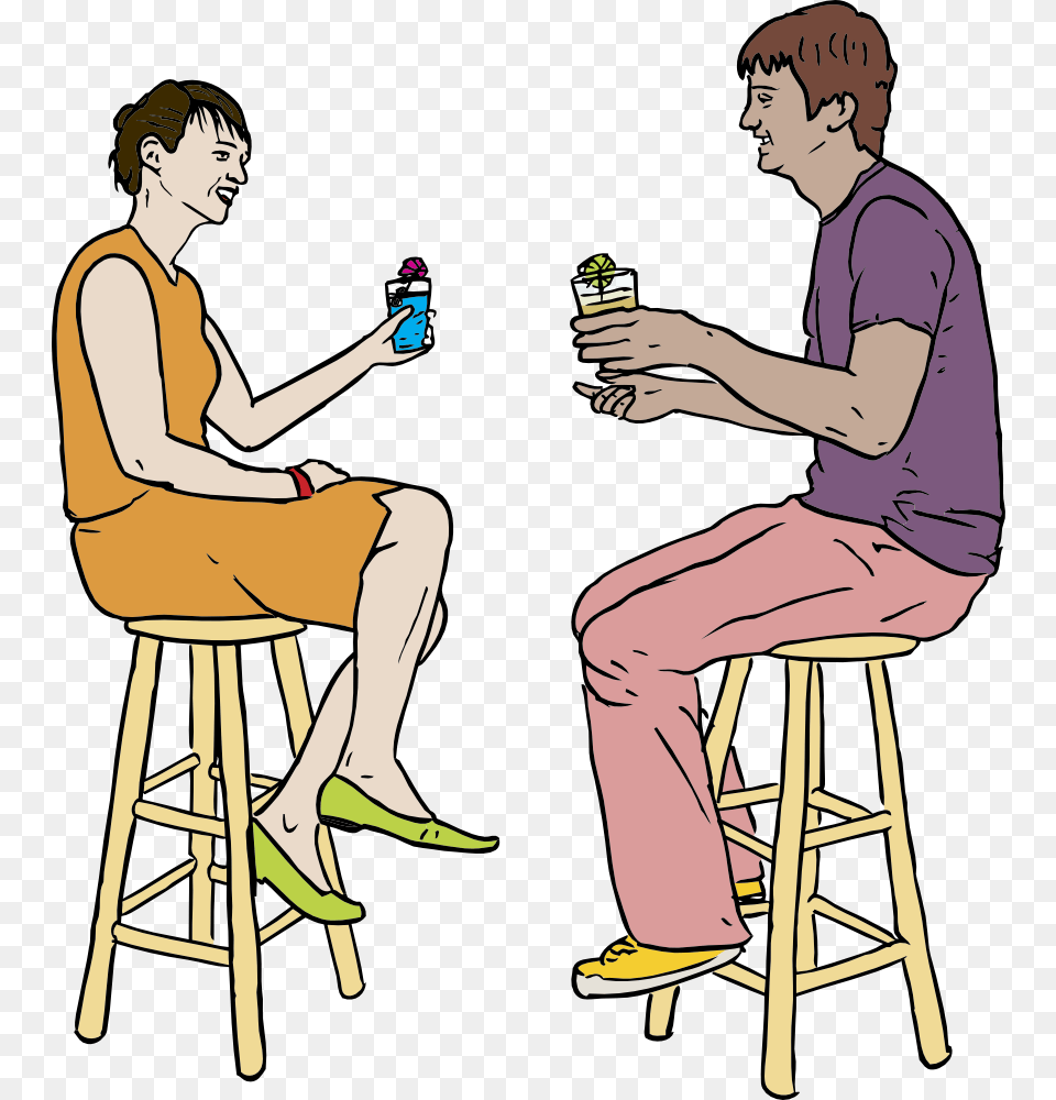 Onlinelabels Clip Art, Adult, Bar Stool, Person, Man Free Transparent Png