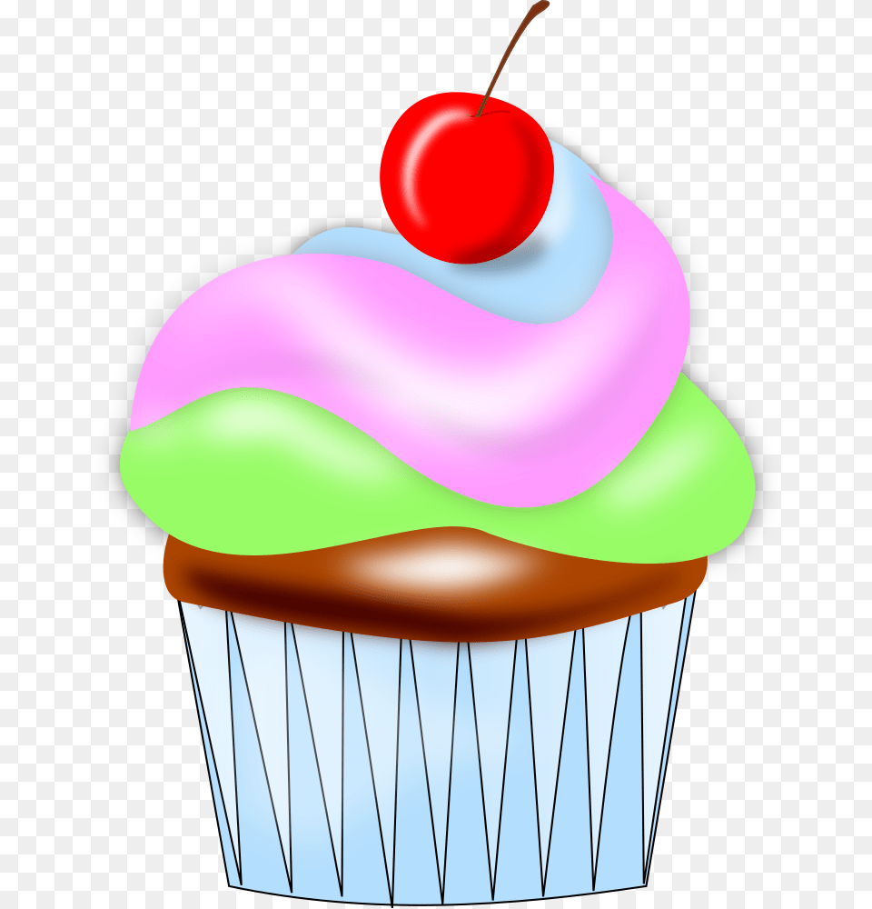 Onlinelabels Clip Art, Cake, Cream, Cupcake, Dessert Png Image
