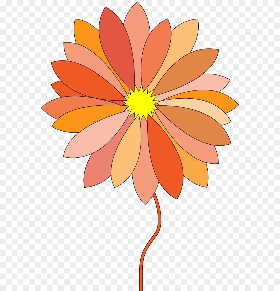 Onlinelabels Clip Art, Dahlia, Daisy, Flower, Plant Free Png