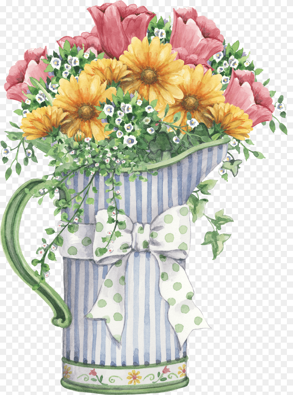 Only Flowers Good Morning Enjoy Your Sunday, Graphics, Pattern, Flower Bouquet, Flower Arrangement Free Png Download