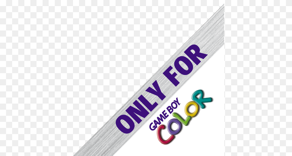 Only For Game Boy Color Logo Png Image