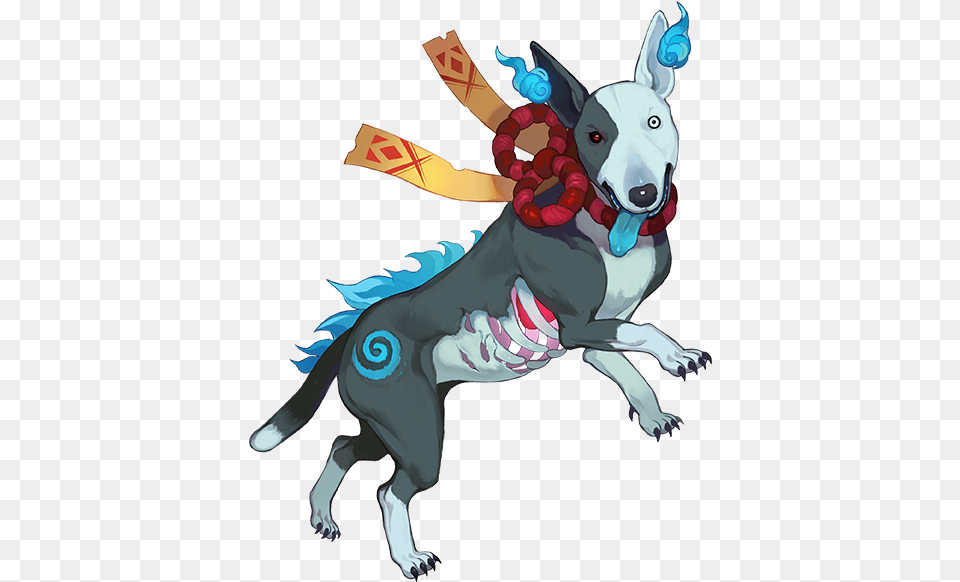 Onmyoji Dog, Animal, Kangaroo, Mammal, Art Free Png Download