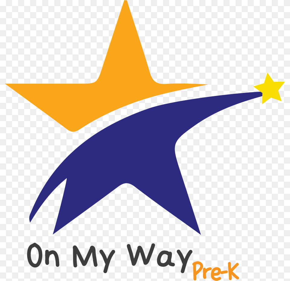 Onmywaylogo My Way Pre K Indiana, Logo, Star Symbol, Symbol, Animal Png