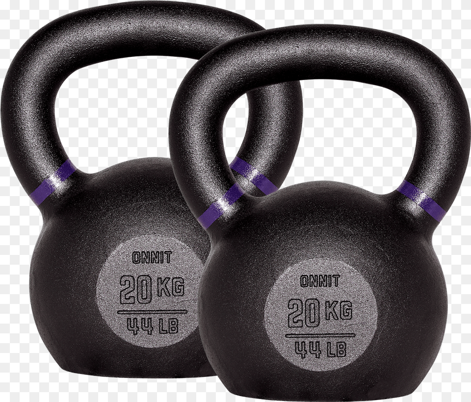 Onnit Double 20kg Kettlebells, Fitness, Gym, Gym Weights, Sport Free Transparent Png