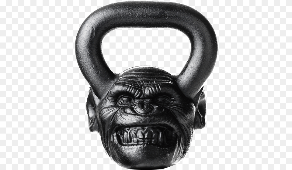 Onnit Kettlebells Onnit Primal Bell Chimp 36 Lb, Adult, Male, Man, Person Free Png