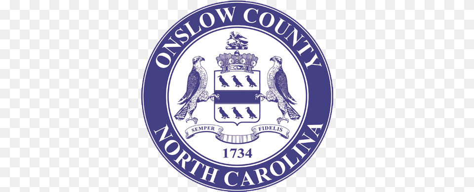 Onslow County North Carolina Seal Argo High School Logo, Badge, Symbol, Emblem, Animal Free Png Download