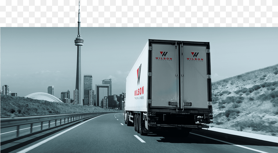 Ontario Food Trucking Company Wilson Truck Line, Transportation, Vehicle, Road, Trailer Truck Free Png