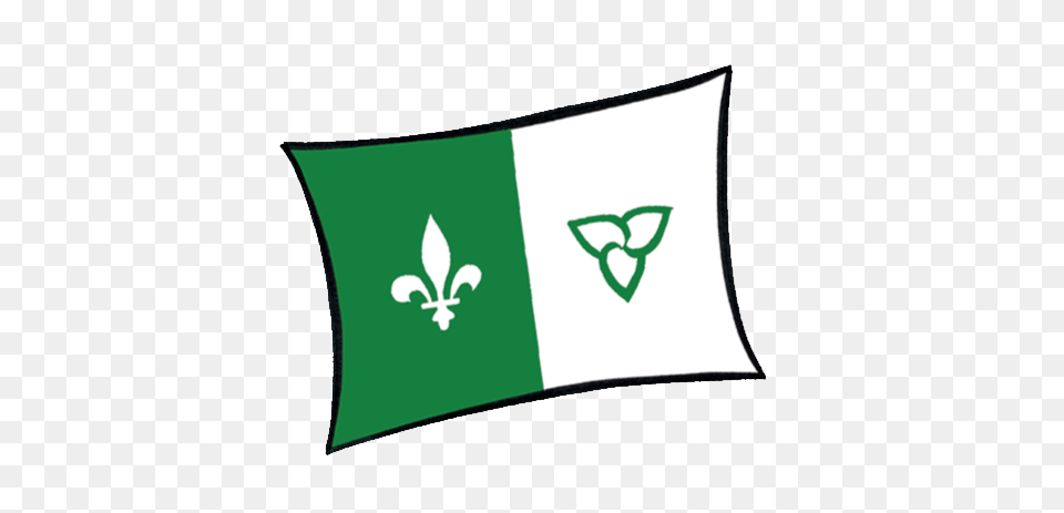 Ontario Franco Ontarian Flag Clip Art Francophonie, Accessories, Bag, Handbag Png Image