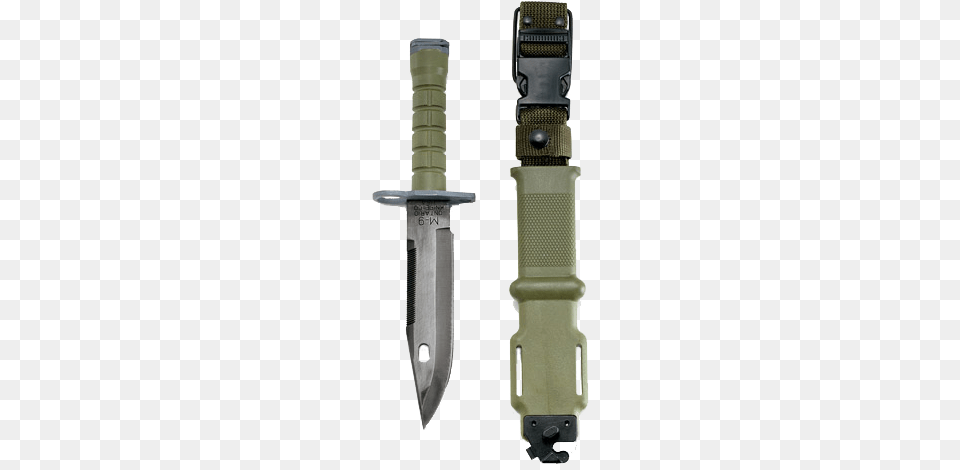 Ontario Knife Company Us Military M9 Bayonet With M9 Bayonet, Blade, Dagger, Weapon Free Png