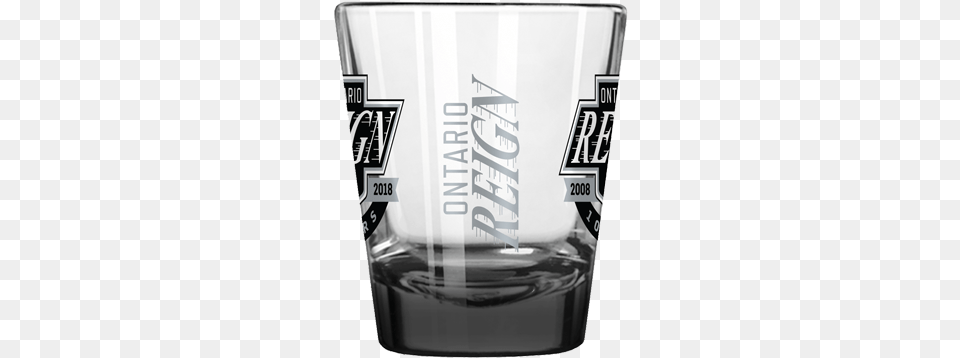Ontario Reign 10th Anniversary Elite Shot Glass Pint Glass, Alcohol, Beer, Beverage, Beer Glass Free Png