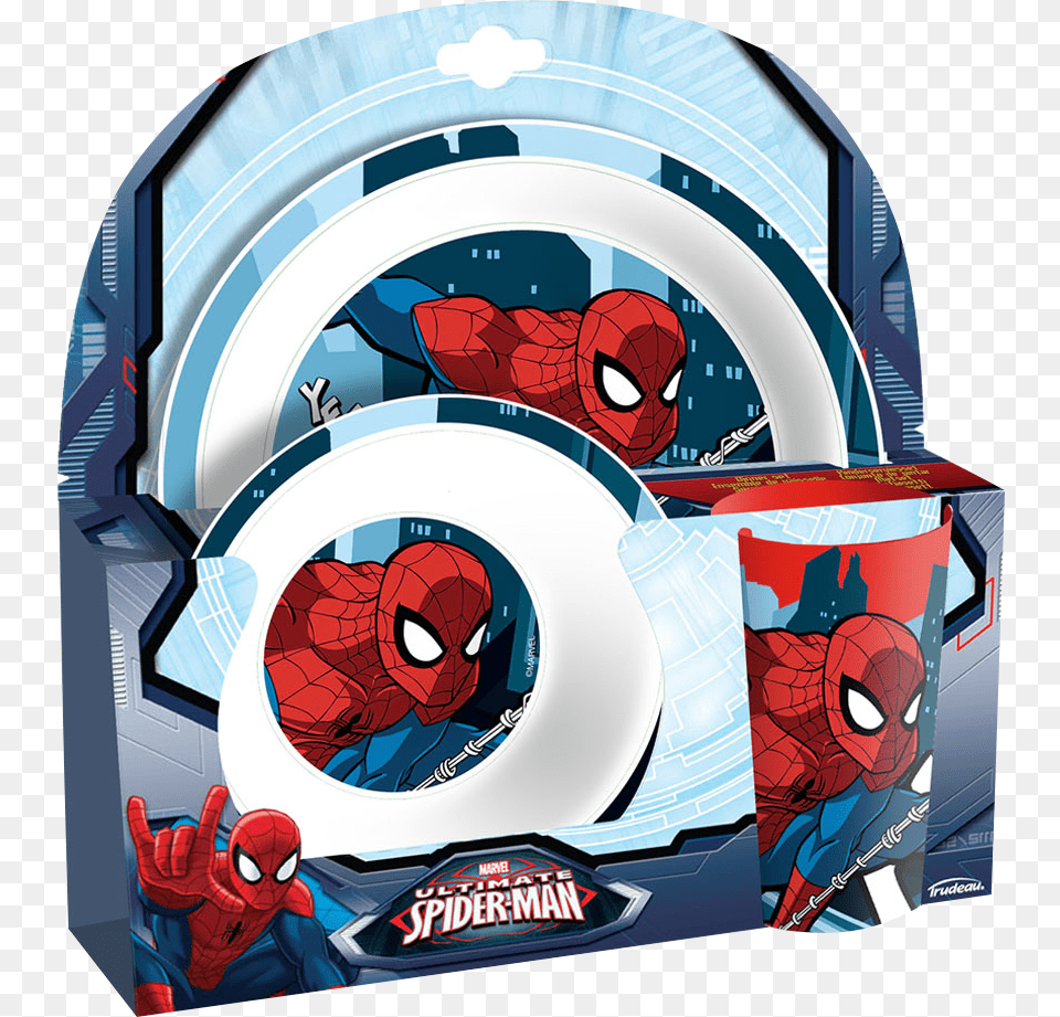 Ontbijtset Spiderman 3 Delig Frank Ultimate Spiderman 108 Pcs Jigsaw Puzzle, Person, Baby Free Png Download