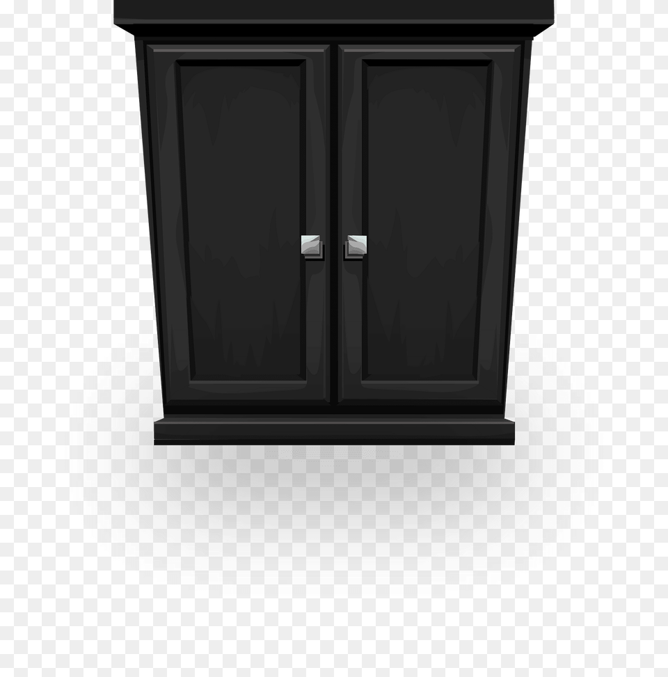 Onxy Black Wall Cabinet Clipart, Closet, Cupboard, Furniture, Mailbox Free Transparent Png