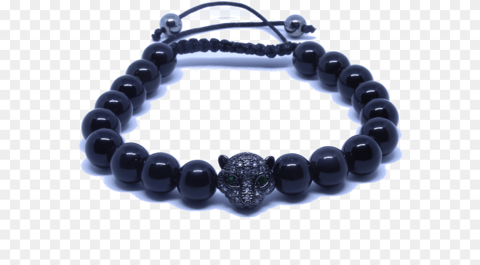 Onyx Black Panther Bracelet, Accessories, Jewelry, Bead, Bead Necklace Free Png Download