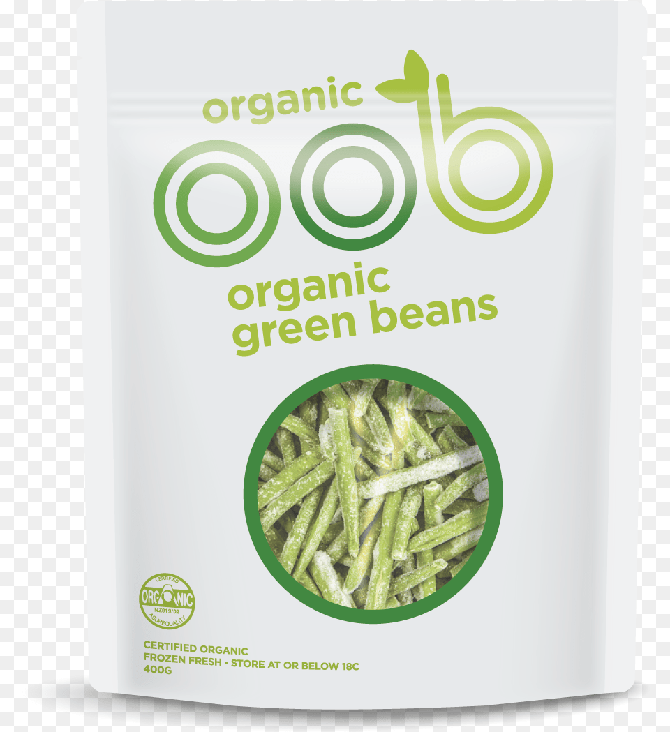 Oob Frozen Veg Green Beans Mockup Oob Organic Veg, Bean, Food, Plant, Produce Free Transparent Png