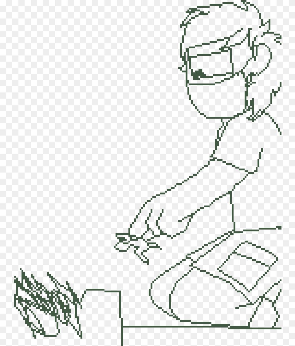 Oof Story Time, Person, Kneeling, Art, Helmet Png Image