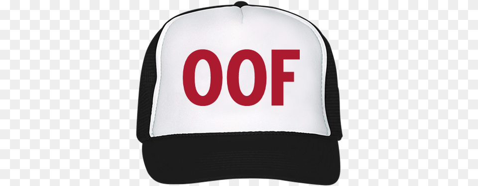 Oof Trucker Hat Baseball Cap, Baseball Cap, Clothing, First Aid Png