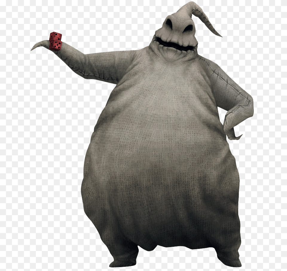 Oogie Boogie Boogyman Holding Dice Transparent Stickpng Oogie Boogie Kingdom Hearts, Bag, Animal, Bear, Mammal Png Image
