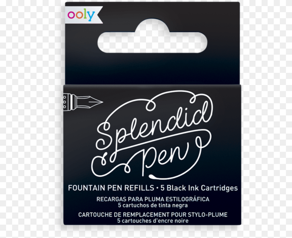 Ooly Fountain Pen Refill Pack Calligraphy, Text, Blackboard, Advertisement, Poster Png