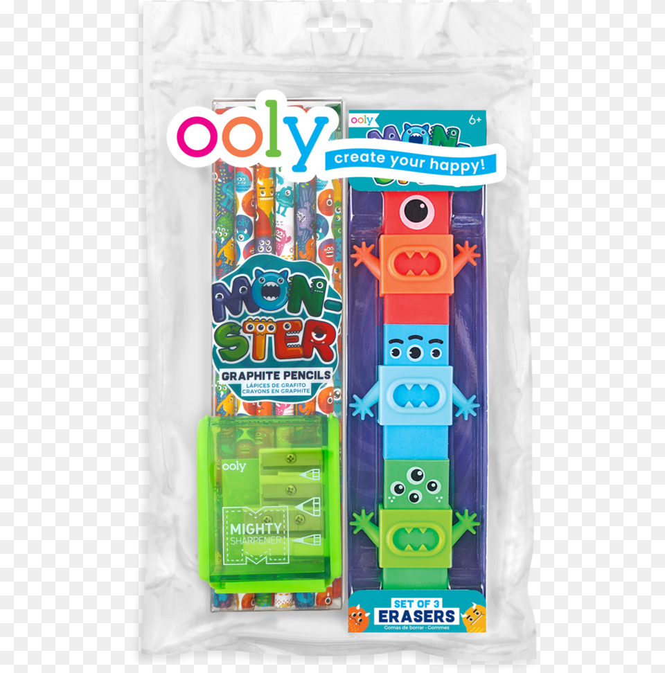 Ooly Monster Eraser, Toy Png