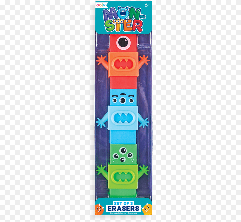 Ooly Monster Eraser, Toy Free Png