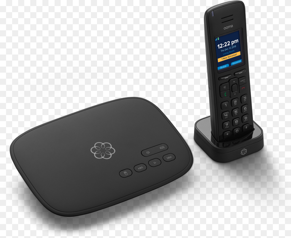 Ooma Telo With Hd3 Handset Image Cordless Telephone, Electronics, Phone, Mobile Phone, Computer Hardware Free Transparent Png