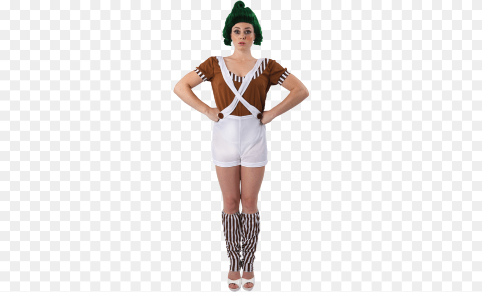 Oompa Loompa Costume Cute Oompa Loompa Costume, Blouse, Clothing, Person, Shorts Free Png Download