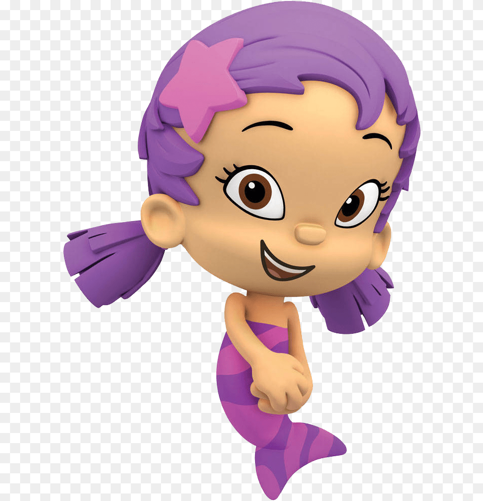 Oona Bubble Guppies Characters, Purple, Baby, Person, Face Png