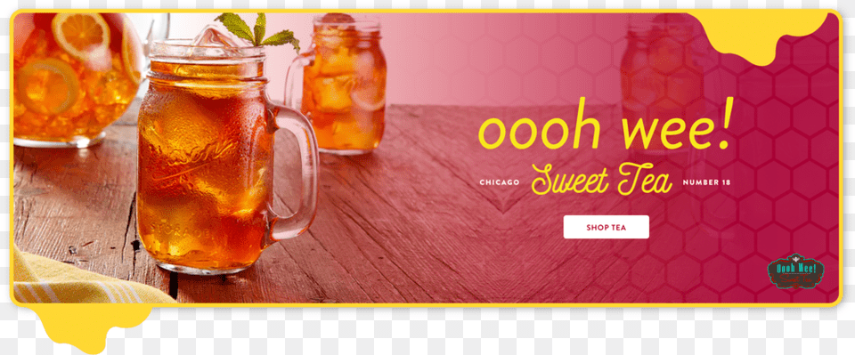 Oooh Wee Sweet Tea Has In 15 Delicious Flavors Hd Wallpaper Ice Tea, Jar, Food, Honey Free Png