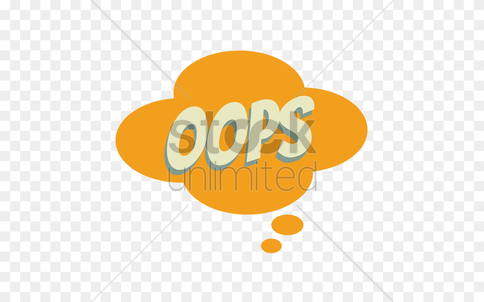 Oops Comic Speech Bubble Vector Image, Clothing, Hat Free Png