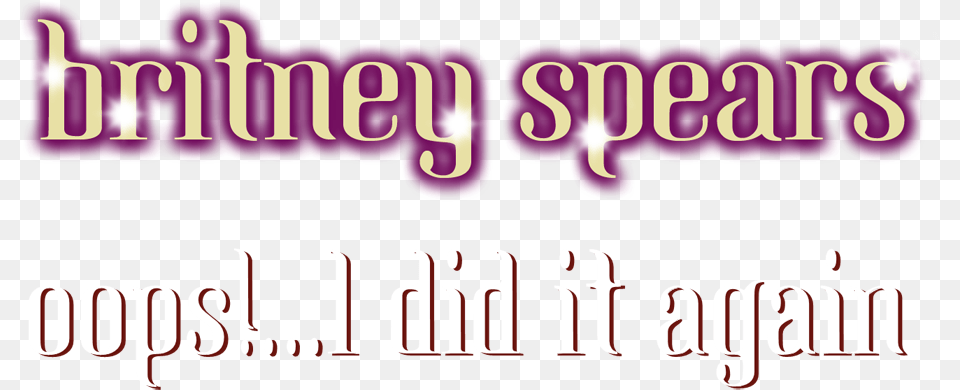 Oops I Did It Again Album Logo, Purple, People, Person, Scoreboard Free Transparent Png