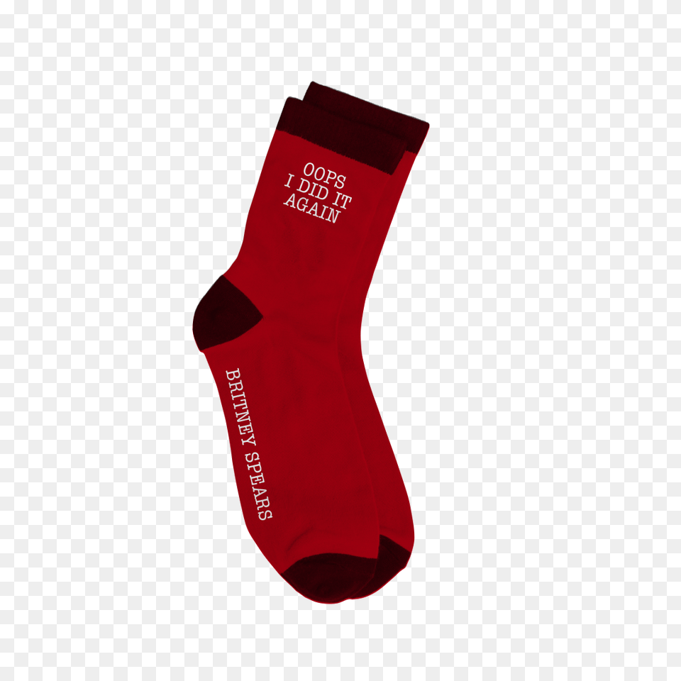 Oops I Did It Again Socks Accessories Britney Spears, Clothing, Hosiery, Diaper, Christmas Png Image