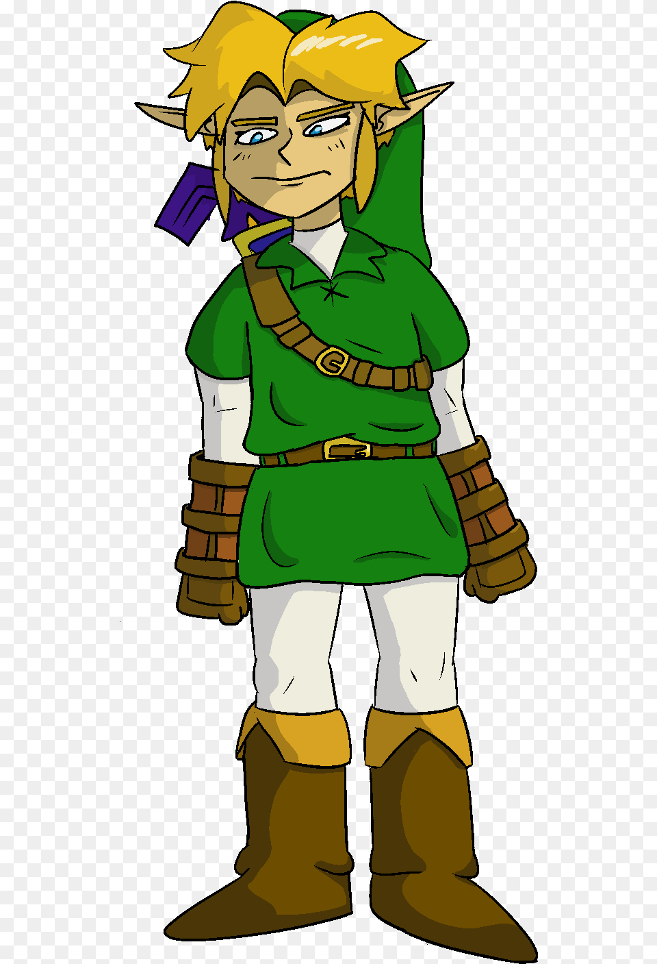 Oot Link Cartoon, Boy, Child, Person, Male Free Png Download