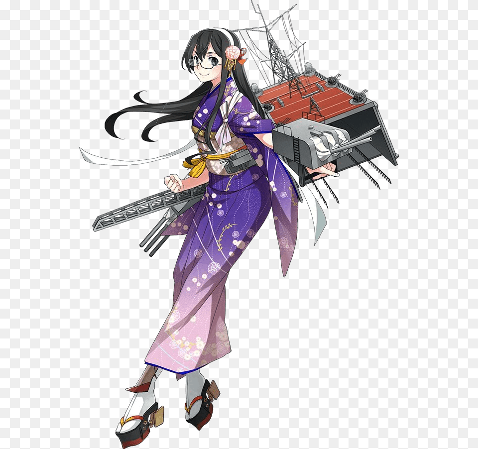 Ooyodo Kai New Year39s Full 1700 Scale Kanmusu No34 Japanese Cruiser Oyodo, Adult, Publication, Person, Gown Free Png Download