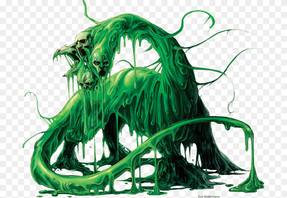 Ooze Beast Quot Pathfinder Green Monster, Accessories, Ornament, Mammal, Lion Free Transparent Png