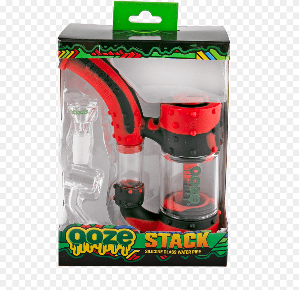 Ooze Stack Pipe Black Red Box Ooze Stack, Cup, Device, Lamp, Appliance Free Transparent Png
