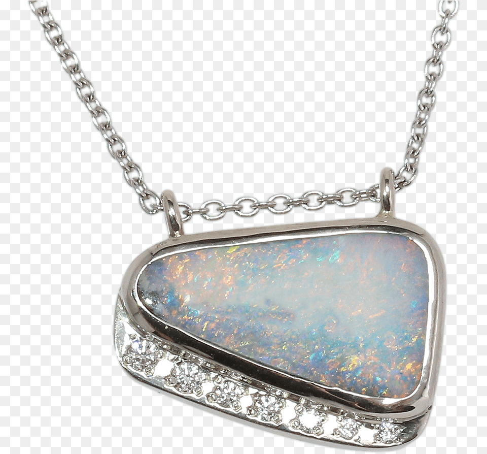 Opal Amp Diamond Necklaceclass Crystal Nallapusalu, Accessories, Gemstone, Jewelry, Necklace Png Image