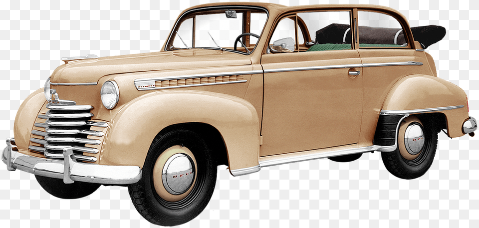 Opel Olympia 1950 Cabrio, Car, Transportation, Vehicle, Machine Png Image