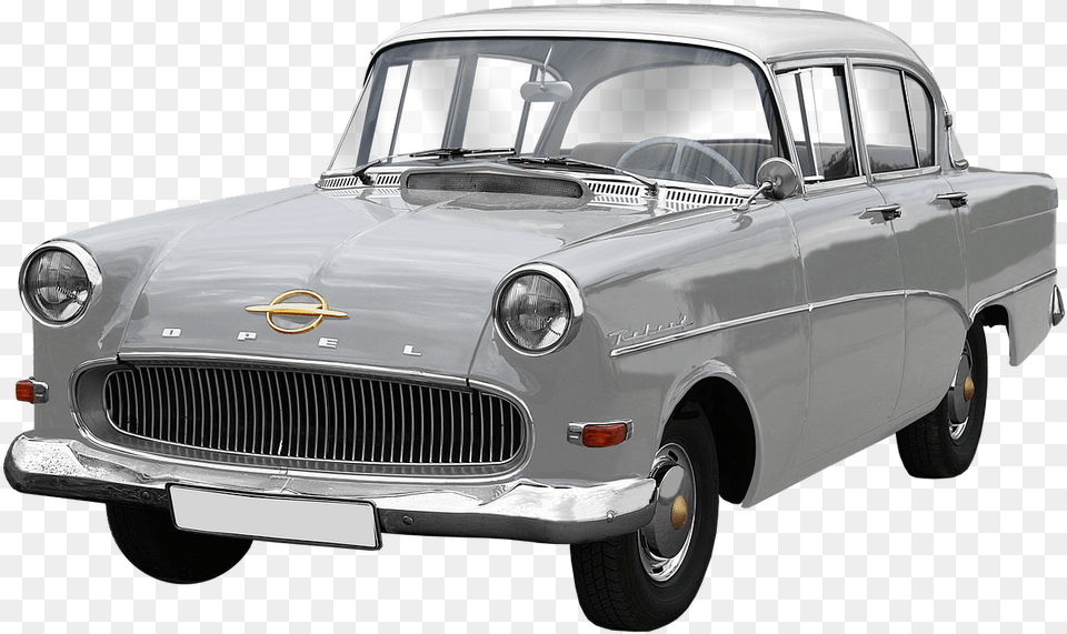 Opel Record Mouse Grey Photo Antique Car, Transportation, Vehicle, Machine, Wheel Free Png Download