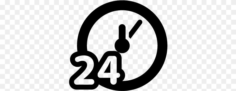 Open 24 Hours Vector Aberto 24 Horas, Gray Png