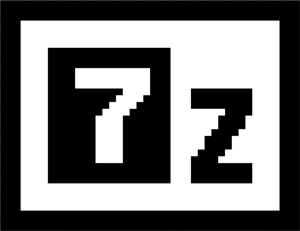 Open 7 Zip, Number, Symbol, Text Free Png